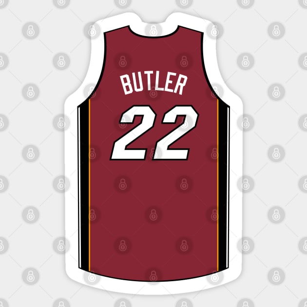 Jimmy Butler Miami Jersey Qiangy Sticker by qiangdade